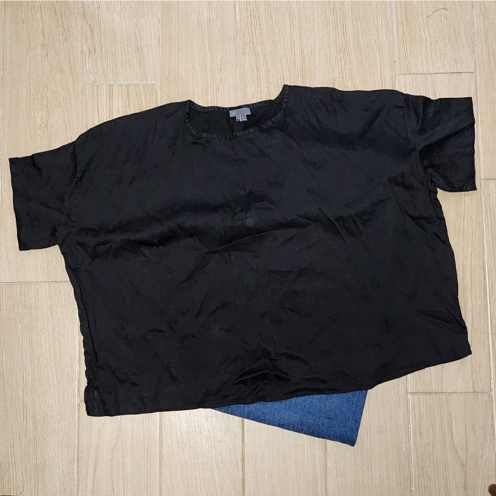 Vince Black Oversized Top - Picture 2 of 5